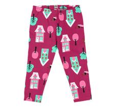 Calça Legging Infantil Feminino em Cotton Estampadas Kyly