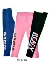 Calça legging infantil / juvenil kit com 2 Calça legging infantil / juvenil kit com 2