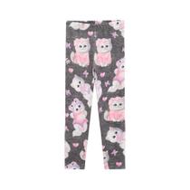 Calça legging infantil Lilas Kukiê ref 70981 tamanho:12cor:Cinza