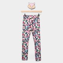 Calça Legging Infantil Marisol Stretch Estampada Menina