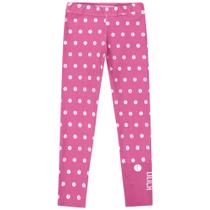 Calça Legging Infantil Menina Com Estampa De Bolinhas - 8