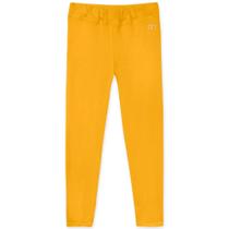 Calça Legging Infantil Menina Com Tecnologia Thermo - Amarelo-Tamanho 8 Calça Legging Infantil Menina Com Tecnologia Thermo - Amarelo-Tamanho 8