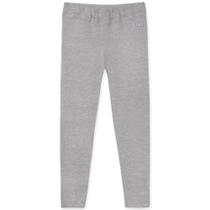 Calça Legging Infantil Menina Com Tecnologia Thermo - Cinza-Tamnho 6