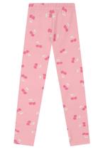 Calça legging infantil menina em molecotton Brandili