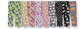 Calça Legging Infantil Menina Estampada Colorida Divertida - Elian