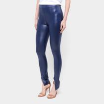 Calça Legging Influencer Cirrê Fenda Feminina Calça Legging Influencer Cirrê Fenda Feminina
