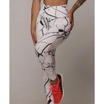 Calça Legging Jump com Cintura Alta Black Vein