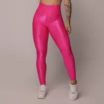 Calca Legging Just Comum Glossy Pink Moving