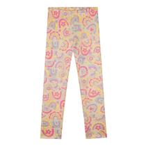 Calça Legging Kukiê em Fly Tech Estampada Arco íris Amarelo Calça Legging Kukiê em Fly Tech Estampada Arco íris Amarelo