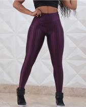 Calça legging leg 3d academia cintura alta