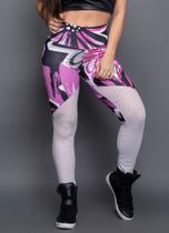 Calça Legging Leg Fitness Moda Academia Suplex Ginástica Lívia Estampada Estilo Sempre