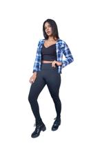 Calça Legging Leg Flanelada Térmica Cintura Alta Inverno P ao GG 1 Unidade