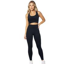 Calça Legging Leg Trifil Sport Esportiva Modelo Sem Costura Com Secagem Rápida Para Academia