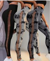 Calça Legging Levanta Bumbum Cintura Alta Sem Costura