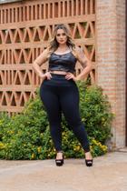 Calça legging lippo na cor preta .Tamanho G/GG Calça legging lippo na cor preta .Tamanho G/GG