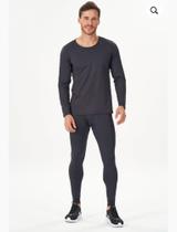 Calça legging masculina com Tecnologia Emana B.ON preta tamanho G leve compressão