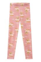 Calça Legging Menina em Fleece Luxo Estampada Infanti Calça Legging Menina em Fleece Luxo Estampada Infanti
