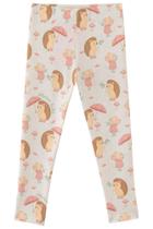 Calça Legging Menina Em Molecotton Bichinhos Kukiê Calça Legging Menina Em Molecotton Bichinhos Kukiê