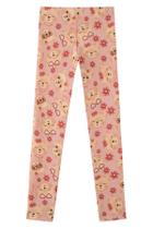 Calça Legging Menina em Molecotton Estampa Ursos Kukiê
