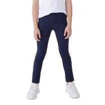 Calça Legging Menina Hering kids Em Moletom Peluciado - Azul