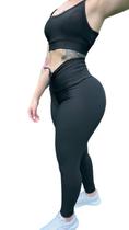 Calça LEGGING modelo corda fitness feminina