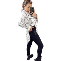 Calça Legging Montaria Feminina Preta Skinny