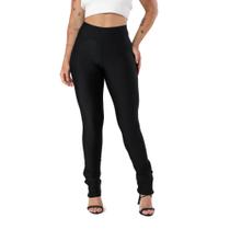 Calça Legging Montaria Reta Power Feminina Elegância Conforto e Qualidade Dia a Dia Bolsos Traseiros
