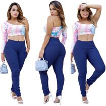 Calça Legging Montaria Térmica Flanelada Grossa Com Bolsos