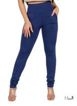 Calça Legging Montaria Térmica Suplex Peluciada Com Bolsos Leg Forrada Calça Legging Montaria Térmica Suplex Peluciada Com Bolsos Leg Forrada