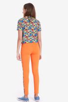 Calça Legging Montaria Turma da Mônica Amarelinha Laranja