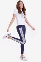 Calça Legging Montaria Turma da Mônica Amarelinha Marinho Calça Legging Montaria Turma da Mônica Amarelinha Marinho