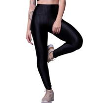 Calça Legging New Zig 3D WLS Modas Cós Alto Roupa Para Academia Treino Fitness Feminina