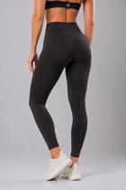Calça Legging para Academia, Lisa KB, FF, Cos alto, Yoga, Pilates, Conforto, Poliamida Premium Cor:PretaTamanho:M