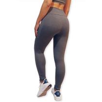 Calça Legging Plus Size Com Bolso Lateral Ginástica G1 A G6