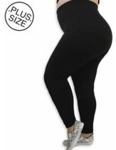Calça Legging Plus Size Compressora Reforçada Cós Super Alto