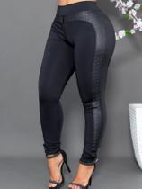 Calça Legging Plus Size Montaria Cirrê Empina Bumbum Suplex