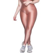 Calça Legging Plus Size New Zig 3D Bella Fiore Poliamida Cós Alto Academia Moda Fitness Feminina