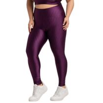 Calça Legging Plus Size New Zig 3D Bella Fiore Poliamida Cós Alto Academia Moda Fitness Feminina