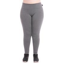 Calça legging plus size peluciada térmica suplex Dicors