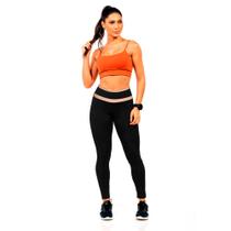 Calça Legging Poliamida Proteção UV 50+ Ref. 595000 Cor:PretoTamanho:G