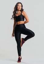 Calça Legging Poliamida Texturizada Com Brilho Preto Salvatore Calça Legging Poliamida Texturizada Com Brilho Preto Salvatore