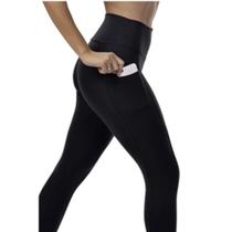 Calca legging poliéster Power Premium com bolso lateral