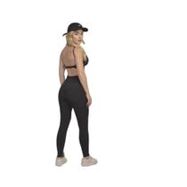 Calça legging preta básica