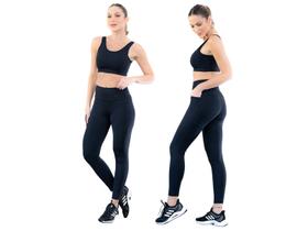 Calça Legging Preta com Bolso Roberta Calça Legging Preta com Bolso Roberta