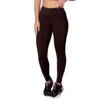 Calça legging Selene com bolso - Marrom