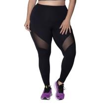 Calça Legging Selene Com Recorte Plus Size Feminina