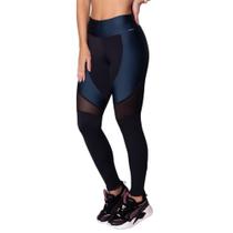 Calça Legging Selene Com Recorte Tule Feminina