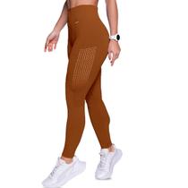 Calça Legging Selene Fitness Poliamida Academia Sem Costura Esportiva Sem Transparência Sport Corrida Pilates 20960