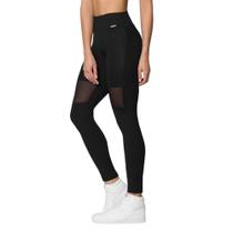 Calça Legging Selene Recortes Tule Cirre Feminina