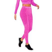 Calça Legging Sem Costura Adulto Feminino Mormaii Cor Rosa Neon